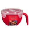 B&M Microwavable Food Bowl With Handle -Home Furnishings 304743 Microwavable Food Bowl with Handle red 21