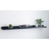 Lokken Wide Picture Shelf - Black -Home Furnishings 320108 lokken wide picutre shelf black1