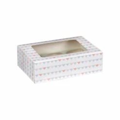 Betty Winters Cupcake Boxes 4pk 9 Betty Winters Cupcake Boxes 4pk -Home Furnishings 320783 4pk cupcake boxes holds 6 pastel triangles 2