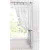 Popsicle Tab Top Voile 55 X 90" - Grey Stars -Home Furnishings 321516 popsicle tab top voile grey stars