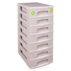 Really Useful Storage Tower 7 X 7L - Grey -Home Furnishings 324438 really usefil 7x7 drawers gove grey