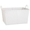 B&M Large Woven Basket - Beige -Home Furnishings 326917 large woven basket white