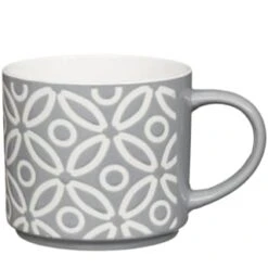 B&M Jumbo Embossed Stacking Mugs 4pk 11 B&M Jumbo Embossed Stacking Mugs 4pk -Home Furnishings 329369 Jumbo Embossed Stacking Mugs Set of 4 2
