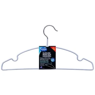 B&M Addis Slimline Non-Slip Hangers 5pk 3 B&M Addis Slimline Non-Slip Hangers 5pk