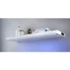 Alaska LED Light Shelf 80cm - Blue 1 Alaska LED Light Shelf 80cm - Blue -Home Furnishings 334635 alaska high gloss light up shelf blue1