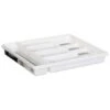 Addis Non-Slip Cutlery Tray - White -Home Furnishings 335260 addis non slip cutlery tray white grey 2