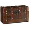 B&M Wooden Storage Chest -Home Furnishings 338728 woodern storage chest