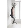 Spaceways Padstow Metal Coat Stand - Black 2 Spaceways Padstow Metal Coat Stand - Black -Home Furnishings 341201 padstow metal coatstand black