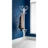 Spaceways Padstow Metal Coat Stand - White 2 Spaceways Padstow Metal Coat Stand - White -Home Furnishings 341201 padstow metal coatstand white