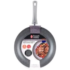 Russell Hobbs Metallic Marble Frying Pan 32cm