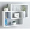 Lokken Display Wall Shelf - White 2 Lokken Display Wall Shelf - White -Home Furnishings 346063 lokken display wall shelf white