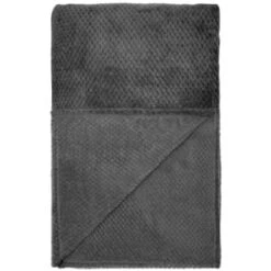Simply Everyday Waffle Throw - Charcoal -Home Furnishings 348798 simply waffle throw charcoal