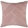 B&M Pleated Velvet Cushion - Blush 2 B&M Pleated Velvet Cushion - Blush -Home Furnishings 349589 pleated velvet cushion blush