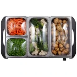 Tower 4 Tray Buffet Server -Home Furnishings 350633 tower buffet server 3