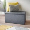 B&M Grey Coffee Table Ottoman -Home Furnishings 351363 grey coffee table ottoman
