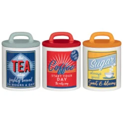 B&M Retro Canister Set 3pc