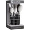 B&M Cutlery Set With Caddy 16pc - Black -Home Furnishings 357347 16pc cutlery set with caddy black 2