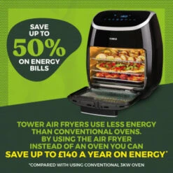 Tower 5-in-1 Air Fryer Oven 11L 38 Tower 5-in-1 Air Fryer Oven 11L -Home Furnishings 357961 tower 5 in 1 air fryer oven 11l 15