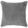Aspen Faux Fur Cushion - Grey -Home Furnishings 360720 aspen faux fur cushion grey