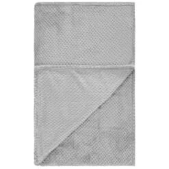 Simply Everyday Waffle Throw - Silver -Home Furnishings 360835 simply waffle throw grey 2