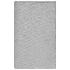 Simply Everyday Waffle Throw - Silver -Home Furnishings 360835 simply waffle throw grey 4