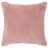 Aspen Faux Fur Cushion - Blush -Home Furnishings 360858 aspen faux fur cushion blush