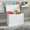 Mobel Toybox -Home Furnishings 363377 mobel wooden white toy box storage with lid