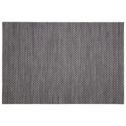 B&M Metallic Woven Placemats - Charcoal 4pk -Home Furnishings 363876 4pk woven charcoal placemats 4