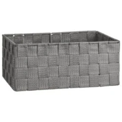 B&M Woven Storage Baskets 3pk - Silver -Home Furnishings 365979 3pk woven baskets silver 2
