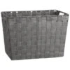 B&M Large Woven Storage Basket - Silver -Home Furnishings 365982 large woven basket silver