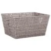B&M Vannes Heart Cut Out Wicker Basket - Grey 2 B&M Vannes Heart Cut Out Wicker Basket - Grey -Home Furnishings 366019 heart cut out wicker basket grey