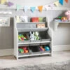 Mobel Storage With Bookshelves -Home Furnishings 366929 6 bin storage with bookshelves