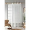 Diamond Tufted All Over Voile 55 X 90" - White -Home Furnishings 367851 diamond all over tufted voile white
