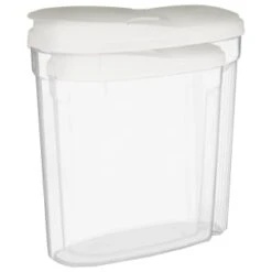B&M Cereal Storage Container Set 2pk - White -Home Furnishings 368613 cereal storage set 2 pk white 2