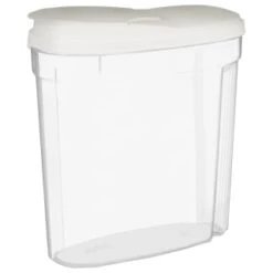B&M Cereal Storage Container Set 2pk - White -Home Furnishings 368613 cereal storage set 2 pk white 3
