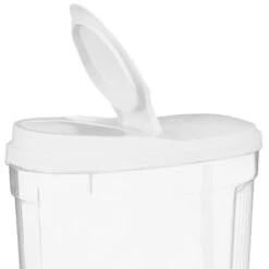 B&M Cereal Storage Container Set 2pk - White -Home Furnishings 368613 cereal storage set 2 pk white 4