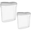 B&M Cereal Storage Container Set 2pk - Grey -Home Furnishings 368615 cereal storage set 2 pk grey