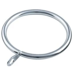B&M Metal Curtain Rings 10pk - Shiny Nickle -Home Furnishings 369328 metal curtain rings rings shiny nickle