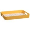 B&M Sausage Dog Bamboo Tray With Handles - Ochre -Home Furnishings 369483 sausage dog printed bamboo tray with handles ochre 3