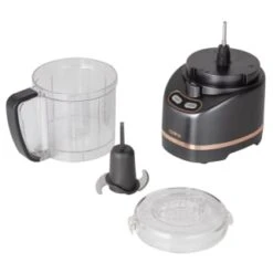 Tower Compact Food Processor 400ml - Grey & Rose Gold -Home Furnishings 371731 tower compact food processor 3