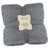 Waffle Faux Fur Throw - Grey -Home Furnishings 372931 heritage collection waffle faux fur throw 130x160cm 4