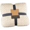 Waffle Faux Fur Throw - Cream 1 Waffle Faux Fur Throw - Cream -Home Furnishings 372948 waffle faux fur throw cream 4