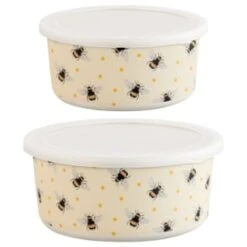 B&M Round Tubs 2pk - Bees 15 B&M Round Tubs 2pk - Bees -Home Furnishings 375966 2pk reuse and repurpose round tubs bee 5