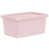 B&M Storage Box With Lid 11L - Dusty Pink 2 B&M Storage Box With Lid 11L - Dusty Pink -Home Furnishings 377033 11l storage box dusty pink 3