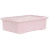B&M Under Bed Storage Box 32L - Dusty Pink 1 B&M Under Bed Storage Box 32L - Dusty Pink -Home Furnishings 377038 under bed storage box 32l dusty pink 3