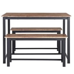 B&M Coberg Bench Dining Set 3pc 8 B&M Coberg Bench Dining Set 3pc -Home Furnishings 377371 coberg 3 piece dining set 2