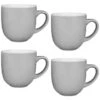 Simply Everyday Gloss Mugs 4pk - Grey 1 Simply Everyday Gloss Mugs 4pk - Grey -Home Furnishings 380120 4pk simply everyday mugs grey 3