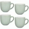 Simply Everyday Gloss Mugs 4pk - Sage 2 Simply Everyday Gloss Mugs 4pk - Sage -Home Furnishings 380123 4pk simply everyday mugs sage 3