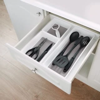 Simply Everyday Non-Slip Cutlery Tray - Grey 8 Simply Everyday Non-Slip Cutlery Tray - Grey - Image 6