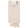 B&M Homestead Embossed Tea Towels With Tassels 2pk - Natural -Home Furnishings 380229 2pk homestead embossed tea towel with tassels